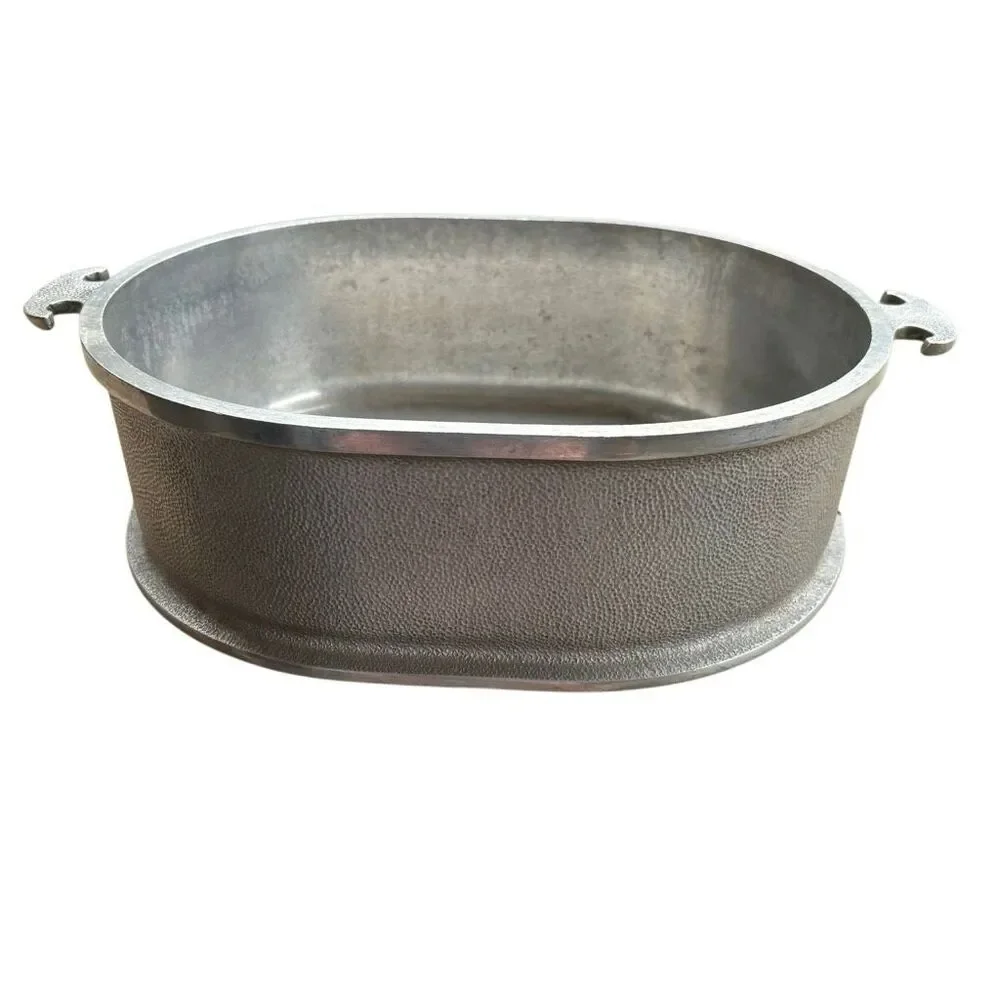 Vintage Guardian Service Ware Cast Aluminum Oval Roaster Pan 12.75